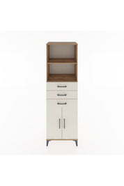 Hyperion Dolap 3 Raflı 3 Çekmeceli 2 Kapaklı 60x44x195 Çam-Aytaşı