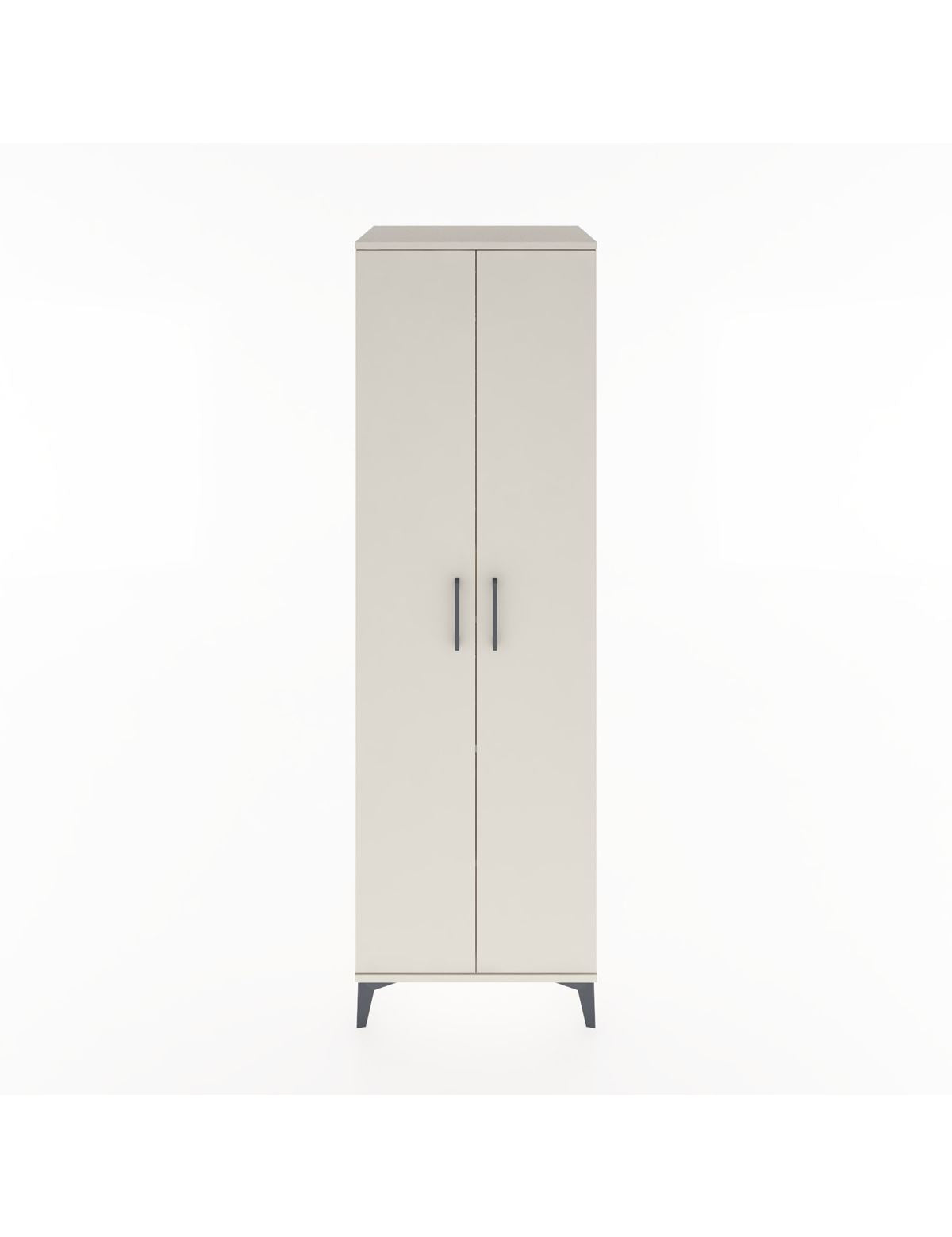 Hyperion Dolap 3 Raflı 2 Kapaklı Tek Askılı 60x44x195 Aytaşı-Aytaşı