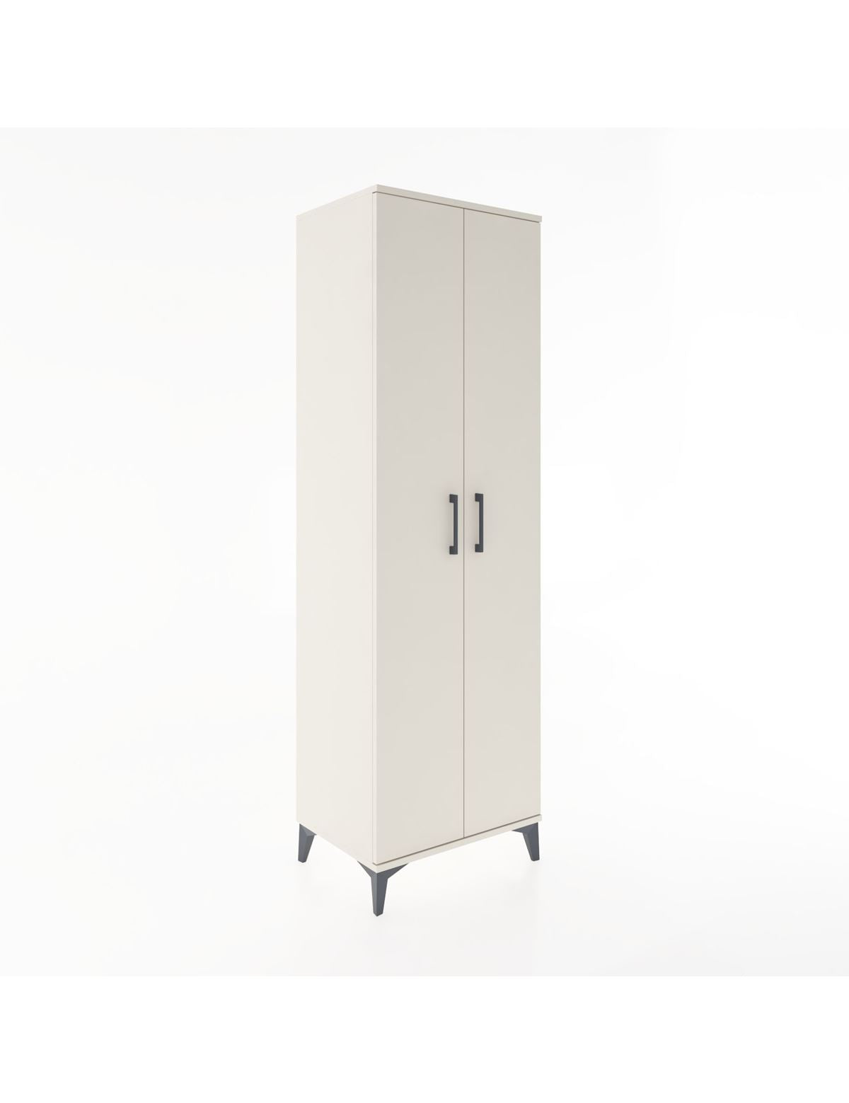 Hyperion Dolap 3 Raflı 2 Kapaklı Tek Askılı 60x44x195 Aytaşı-Aytaşı