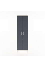 Hyperion Dolap 3 Raflı 2 Kapaklı Tek Askılı 60x44x195 Aytaşı-Antrasit