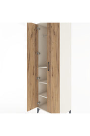 Hyperion Dolap 3 Raflı 2 Kapaklı Tek Askılı 60x44x195 Aytaşı-Çam