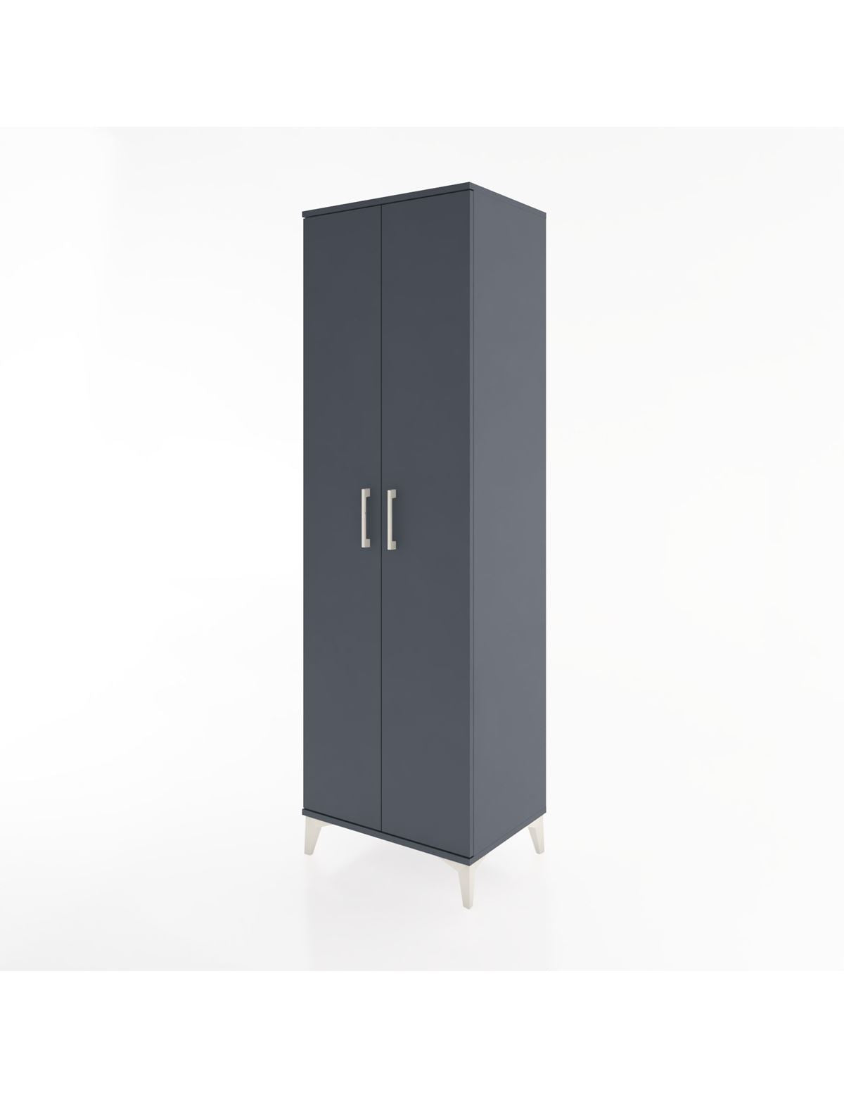 Hyperion Dolap 3 Raflı 2 Kapaklı Tek Askılı 60x44x195 - S59M082V5B