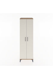 Hyperion Dolap 3 Raflı 2 Kapaklı Tek Askılı 60x44x195 Çam-Aytaşı