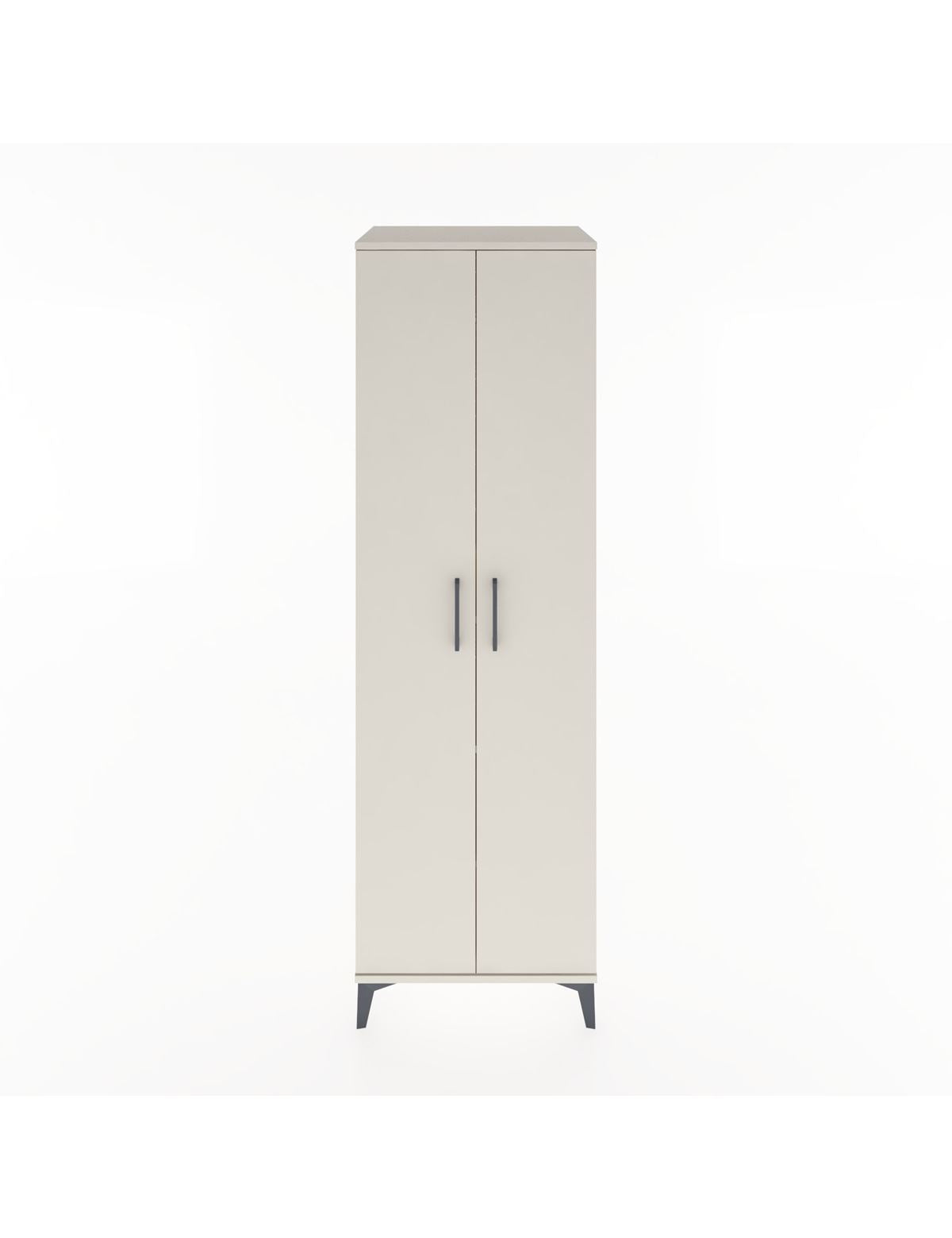 Hyperion Dolap 3 Raflı 2 Kapaklı Tek Askılı 60x44x195 Aytaşı-Aytaşı