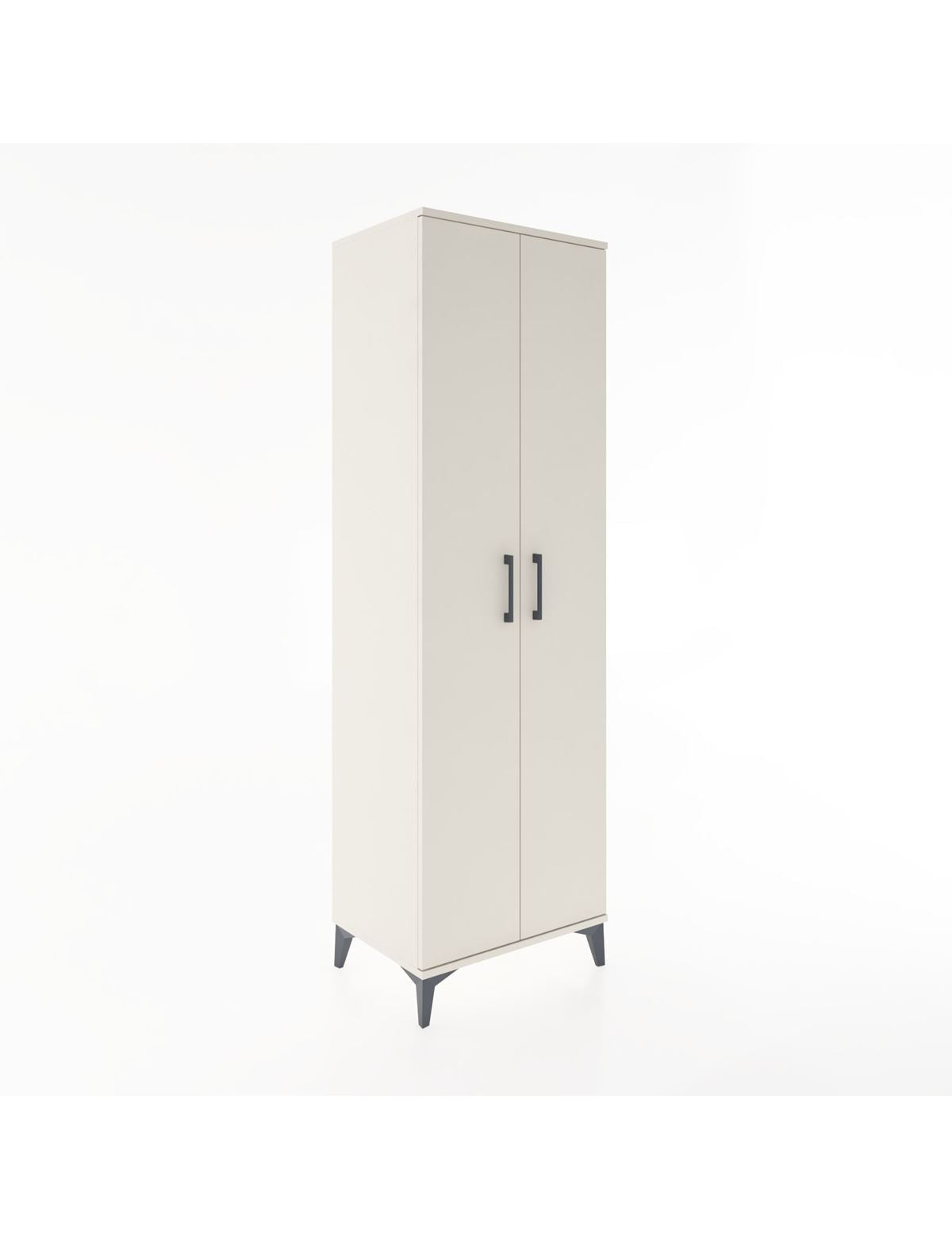 Hyperion Dolap 3 Raflı 2 Kapaklı Tek Askılı 60x44x195 Aytaşı-Aytaşı