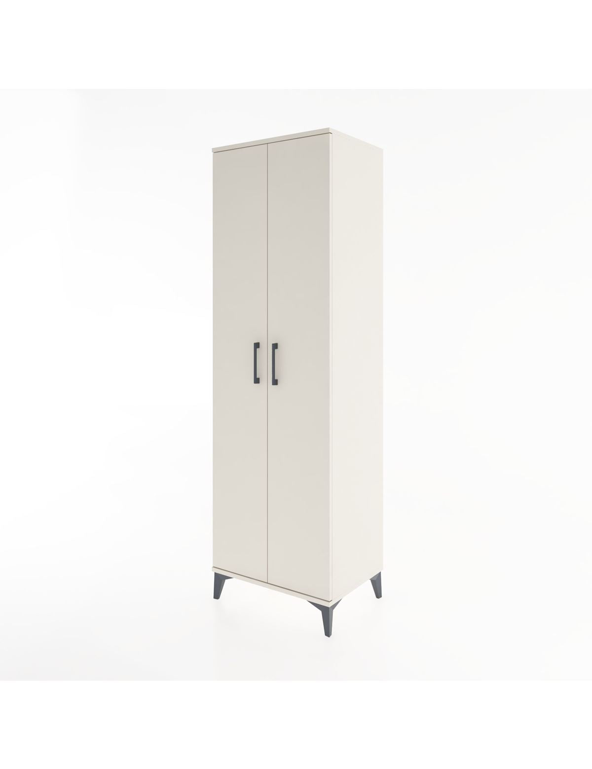 Hyperion Dolap 3 Raflı 2 Kapaklı Tek Askılı 60x44x195 - S59M083V1B