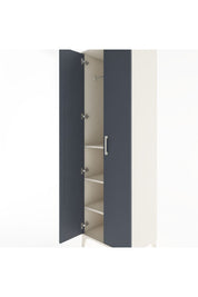 Hyperion Dolap 3 Raflı 2 Kapaklı Tek Askılı 60x44x195 Aytaşı-Antrasit