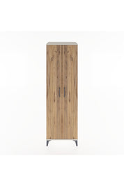 Hyperion Dolap 3 Raflı 2 Kapaklı Tek Askılı 60x44x195 Aytaşı-Çam