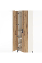 Hyperion Dolap 3 Raflı 2 Kapaklı Tek Askılı 60x44x195 Aytaşı-Çam