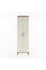 Hyperion Dolap 3 Raflı 2 Kapaklı Tek Askılı 60x44x195 Çam-Aytaşı