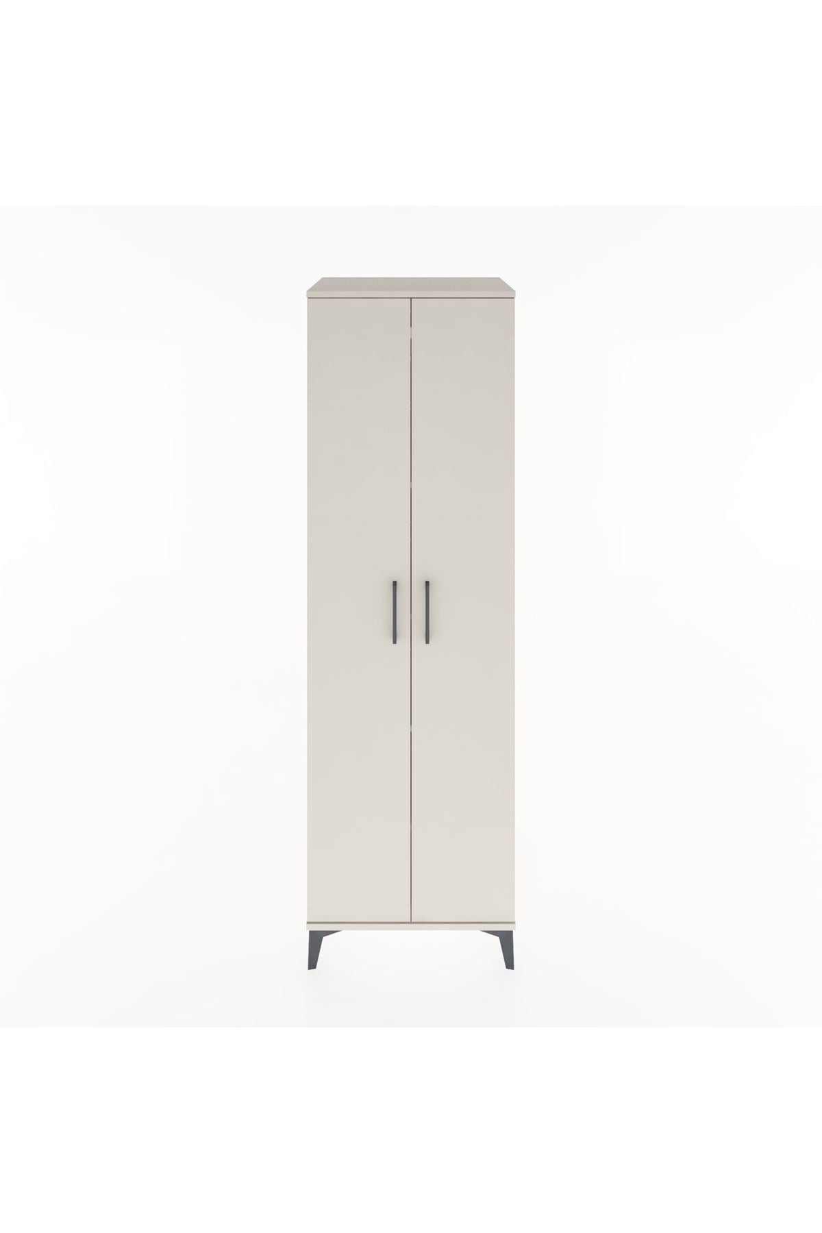 Hyperion Dolap 5 Raflı 2 Kapaklı 60x44x195 Aytaşı-Aytaşı