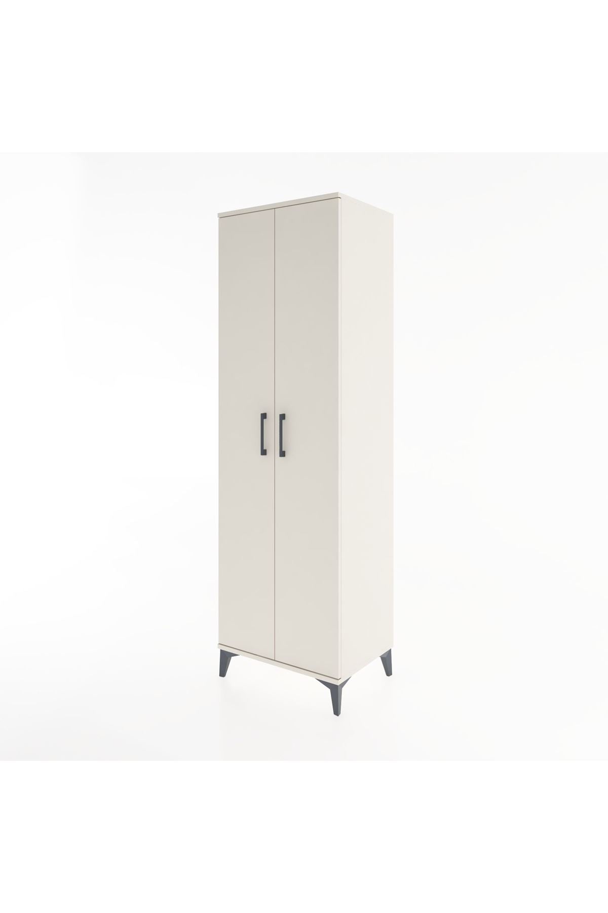 Hyperion Dolap 5 Raflı 2 Kapaklı 60x44x195 Aytaşı-Aytaşı