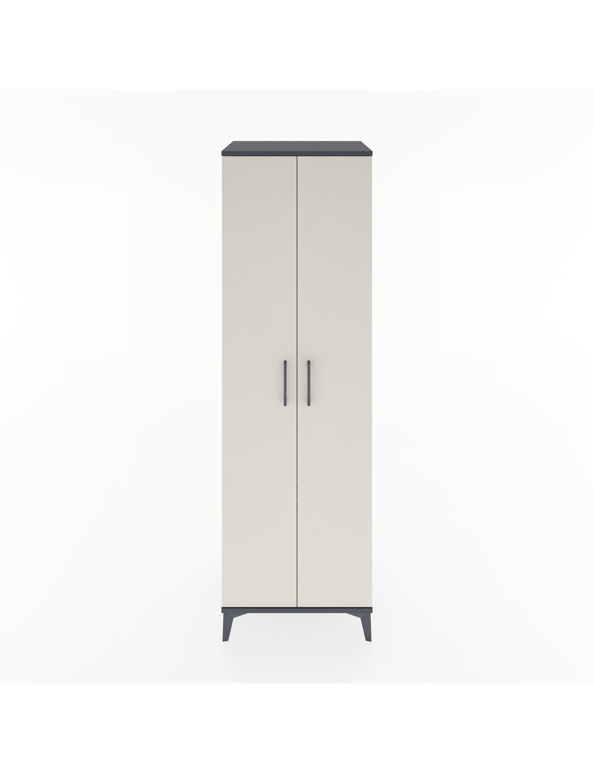 Hyperion Dolap 5 Raflı 2 Kapaklı 60x44x195 Antrasit-Aytaşı