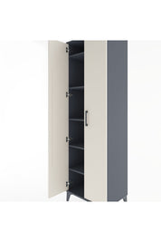 Hyperion Dolap 5 Raflı 2 Kapaklı 60x44x195 Antrasit-Aytaşı