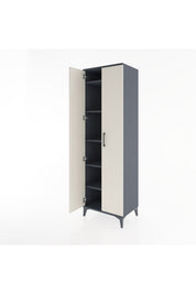 Hyperion Dolap 5 Raflı 2 Kapaklı 60x44x195 Antrasit-Aytaşı