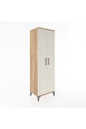 Hyperion Dolap 5 Raflı 2 Kapaklı 60x44x195 Çam-Aytaşı