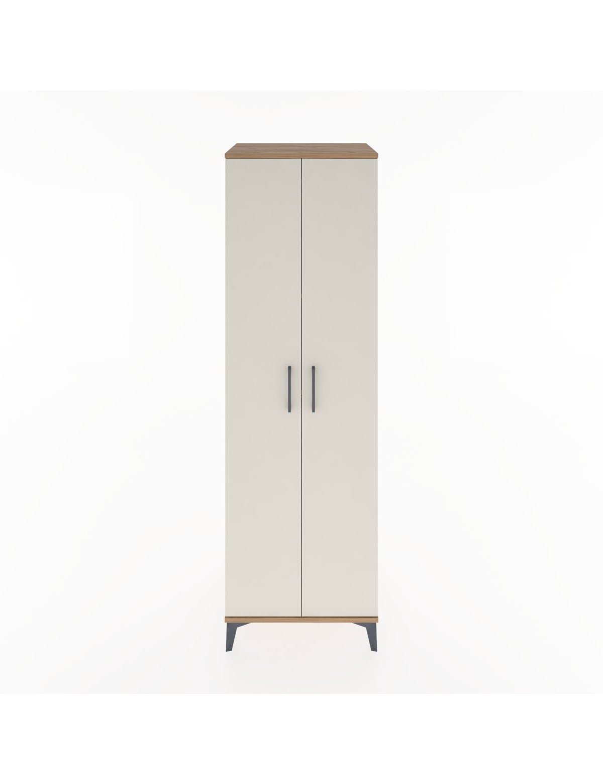 Hyperion Dolap 5 Raflı 2 Kapaklı 60x44x195 Çam-Aytaşı