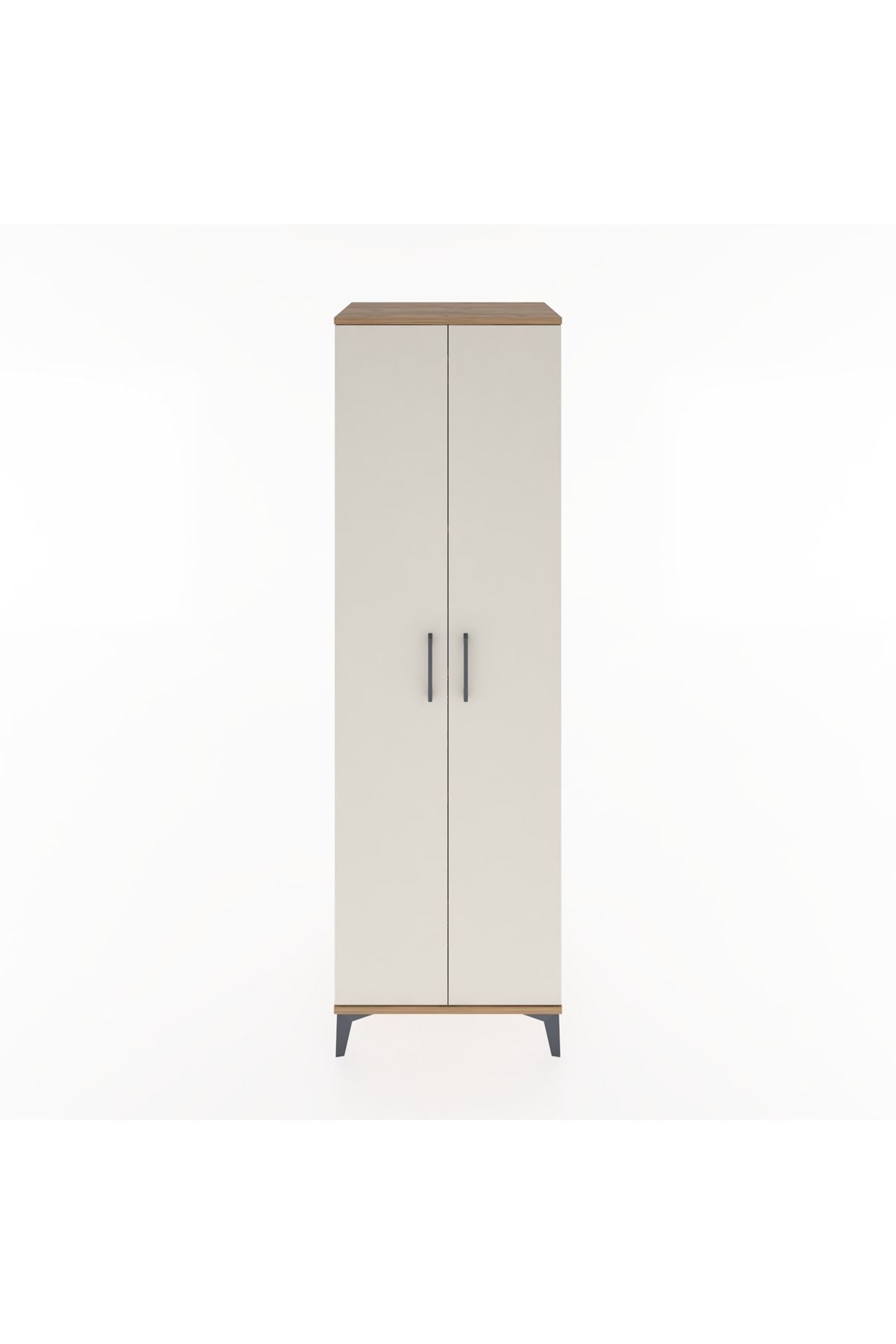 Hyperion Dolap 5 Raflı 2 Kapaklı 60x44x195 Çam-Aytaşı