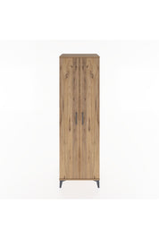 Hyperion Dolap 5 Raflı 2 Kapaklı 60x44x195 Çam-Çam