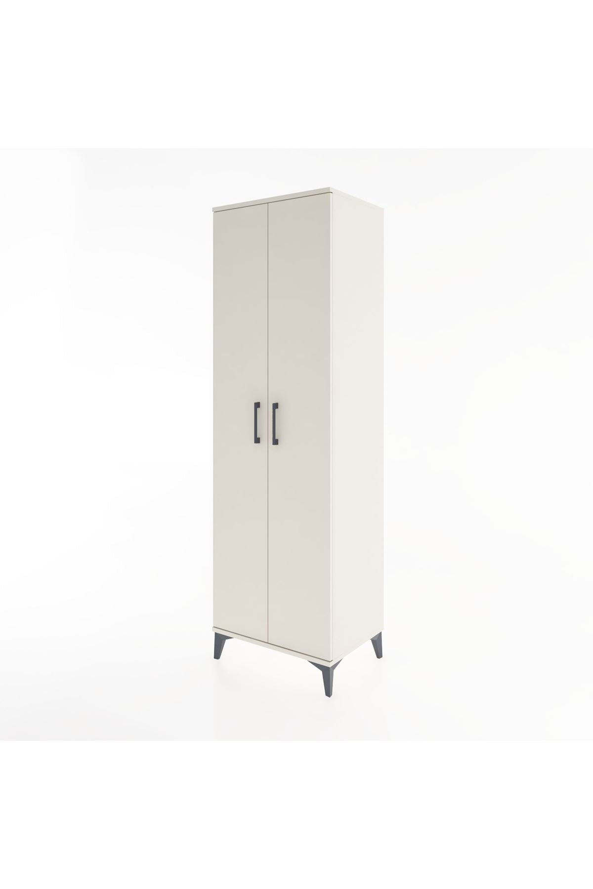 Hyperion Dolap 5 Raflı 2 Kapaklı 60x44x195 Aytaşı-Aytaşı