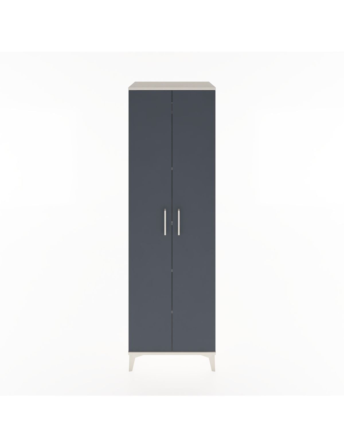 Hyperion Dolap 5 Raflı 2 Kapaklı 60x44x195 Aytaşı-Antrasit