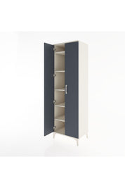 Hyperion Dolap 5 Raflı 2 Kapaklı 60x44x195 Aytaşı-Antrasit