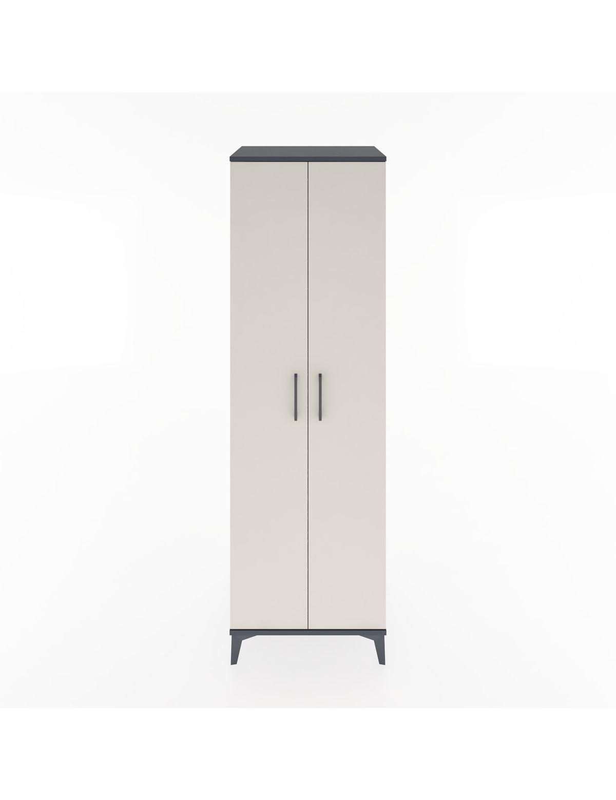 Hyperion Dolap 5 Raflı 2 Kapaklı 60x44x195 Antrasit-Aytaşı