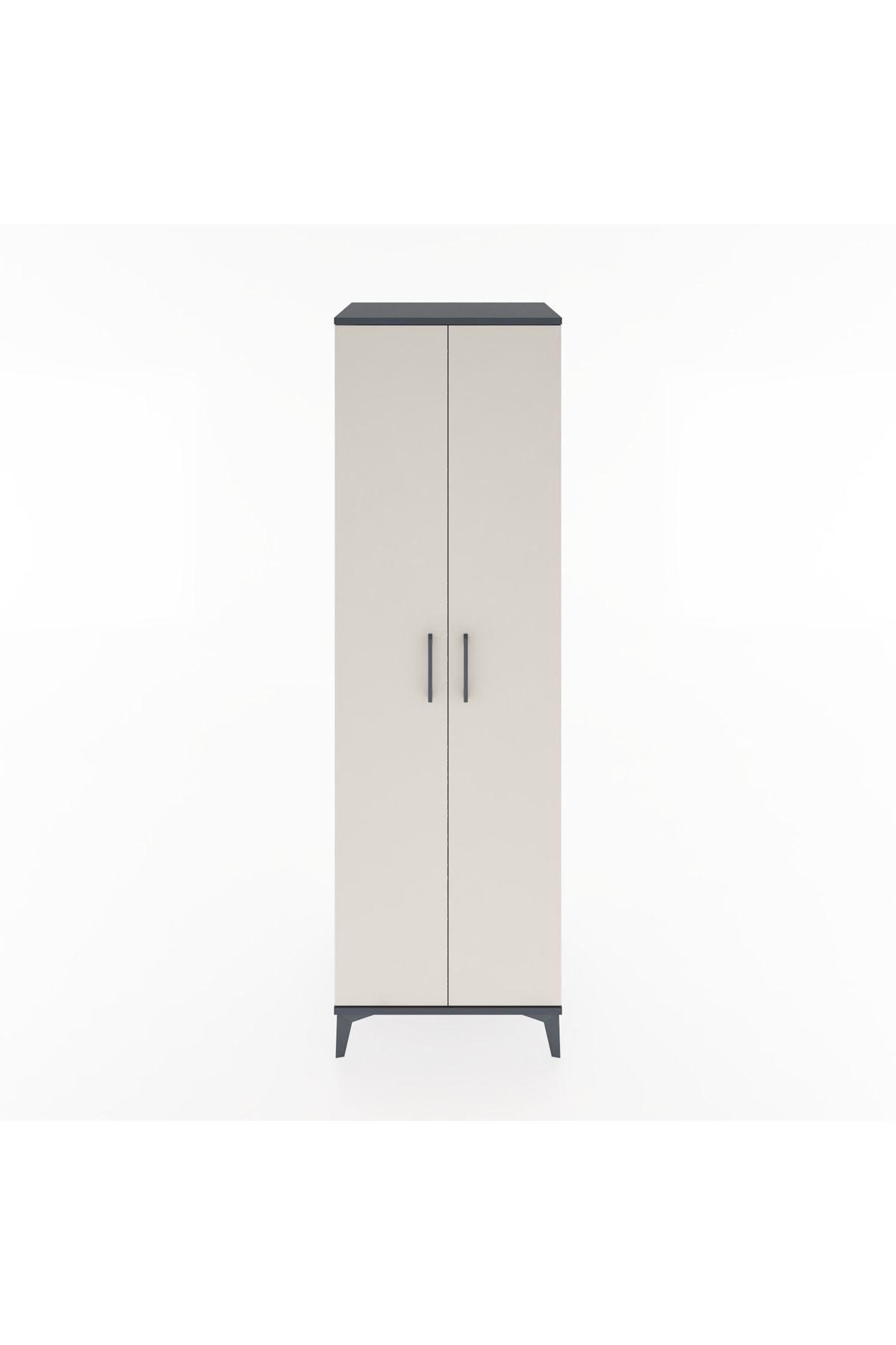 Hyperion Dolap 5 Raflı 2 Kapaklı 60x44x195 Antrasit-Aytaşı