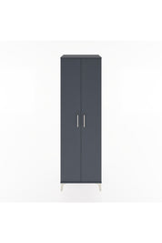 Hyperion Dolap 5 Raflı 2 Kapaklı 60x44x195 Antrasit-Antrasit