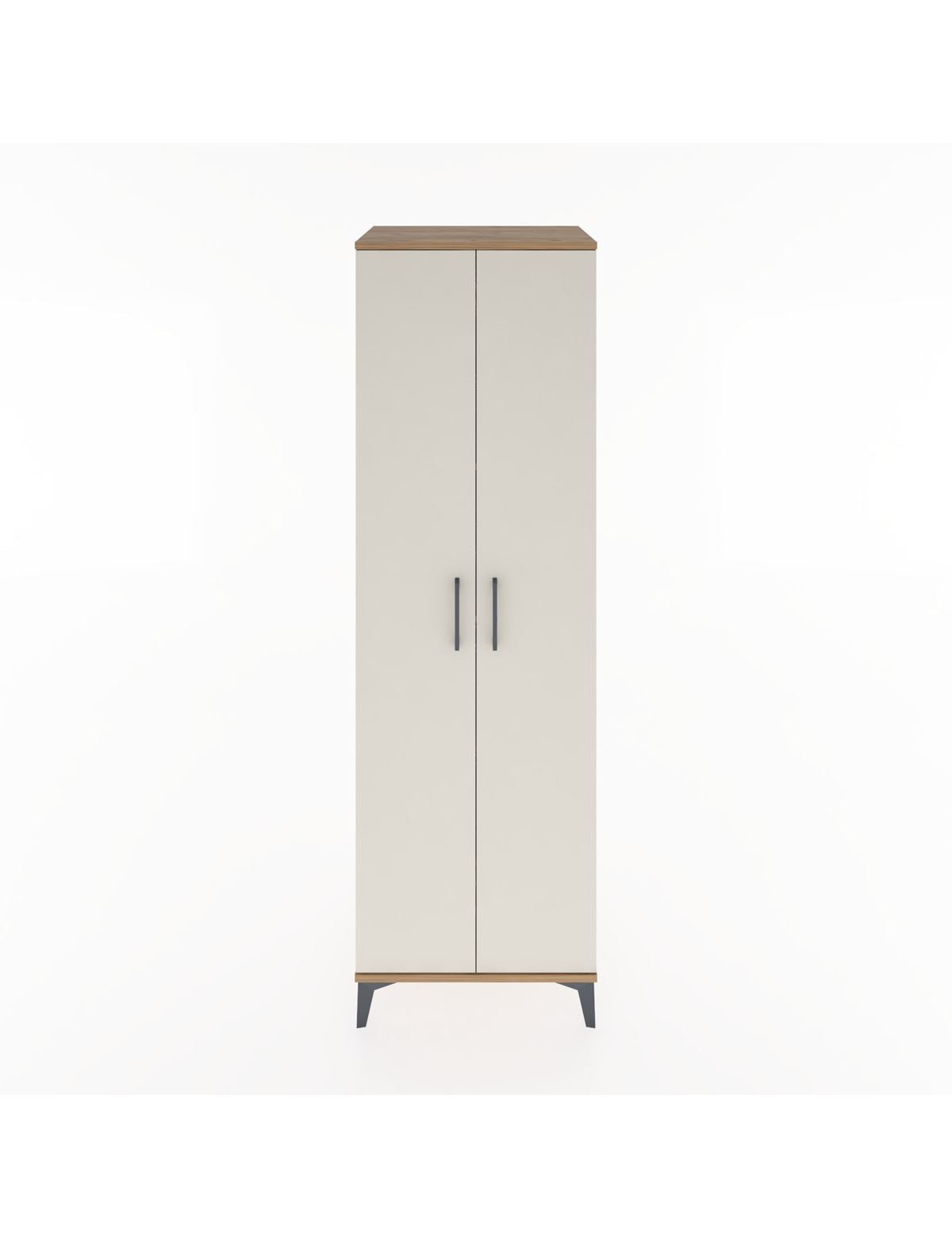 Hyperion Dolap 5 Raflı 2 Kapaklı 60x44x195 Çam-Aytaşı