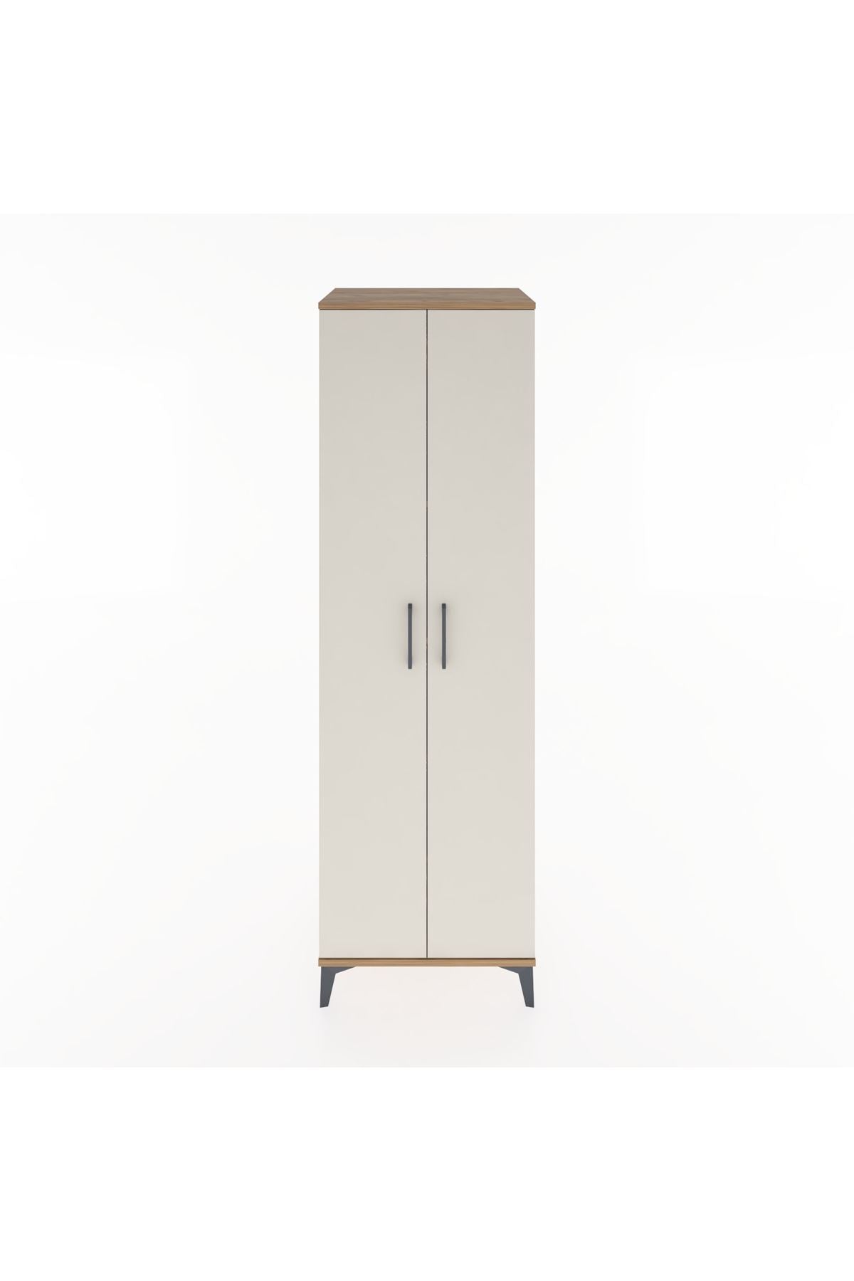 Hyperion Dolap 5 Raflı 2 Kapaklı 60x44x195 Çam-Aytaşı