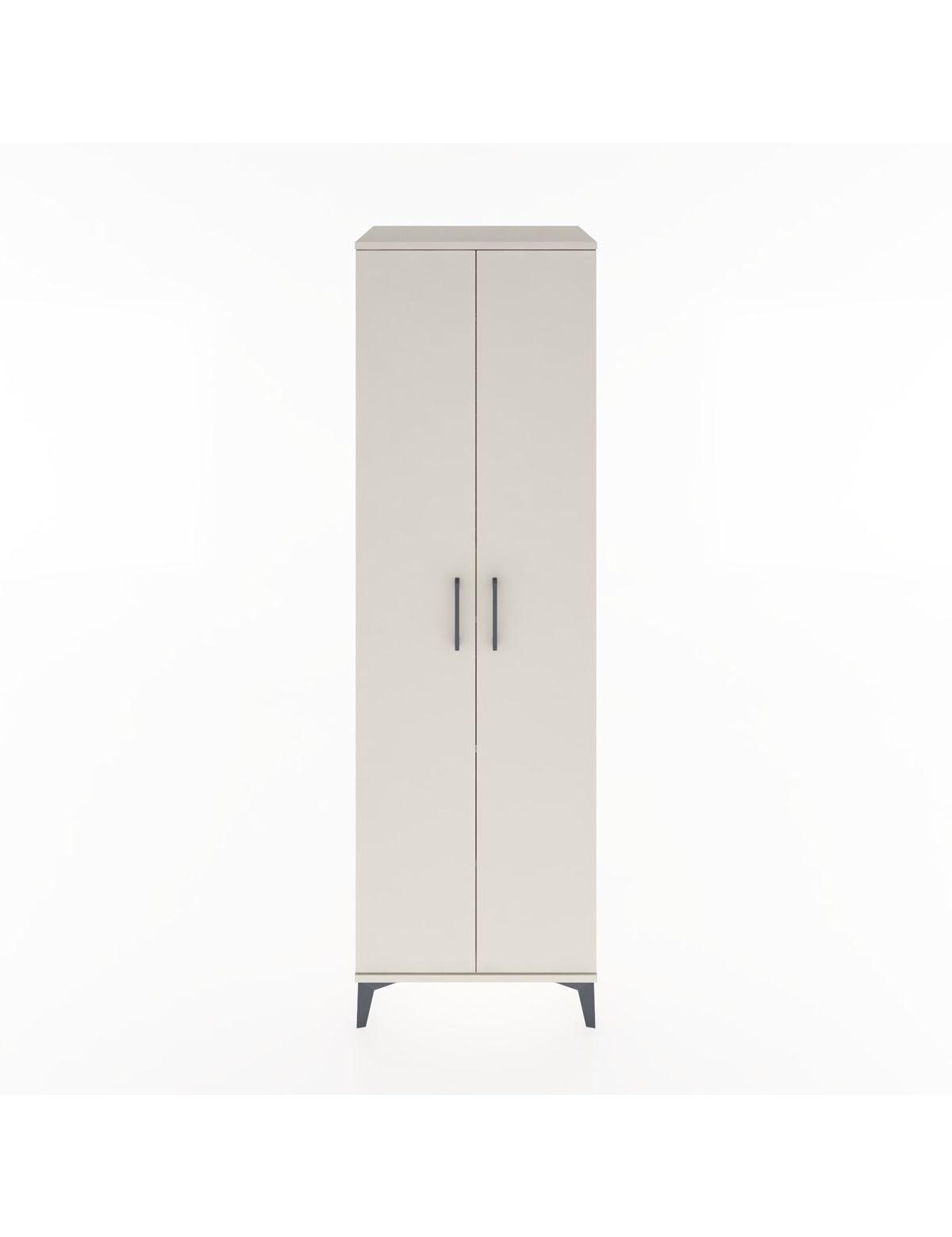 Hyperion Dolap 3 Raflı 2 Kapaklı Tek Askılı 60x44x195 Aytaşı-Aytaşı