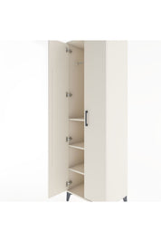 Hyperion Dolap 3 Raflı 2 Kapaklı Tek Askılı 60x44x195 Aytaşı-Aytaşı