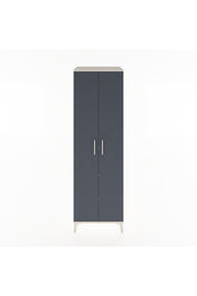 Hyperion Dolap 3 Raflı 2 Kapaklı Tek Askılı 60x44x195 Aytaşı-Antrasit