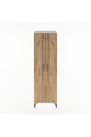 Hyperion Dolap 3 Raflı 2 Kapaklı Tek Askılı 60x44x195 Aytaşı-Çam