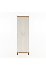 Hyperion Dolap 3 Raflı 2 Kapaklı Tek Askılı 60x44x195 Çam-Aytaşı