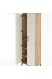 Hyperion Dolap 3 Raflı 2 Kapaklı Tek Askılı 60x44x195 Çam-Aytaşı
