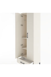 Hyperion Dolap 3 Raflı Tek Çekmeceli Tek Askılı 60x44x195 Aytaşı-Aytaşı