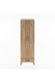 Hyperion Dolap 3 Raflı Tek Çekmeceli Tek Askılı 60x44x195 Aytaşı-Çam