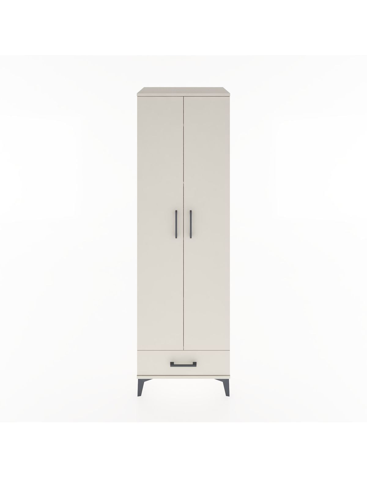 Hyperion Dolap 5 Raflı Tek Çekmeceli Tek Askılı 60x44x195 Aytaşı-Aytaşı