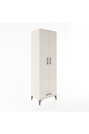 Hyperion Dolap 5 Raflı Tek Çekmeceli Tek Askılı 60x44x195 Aytaşı-Aytaşı