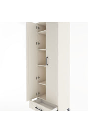 Hyperion Dolap 5 Raflı Tek Çekmeceli Tek Askılı 60x44x195 Aytaşı-Aytaşı