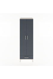 Hyperion Dolap 5 Raflı Tek Çekmeceli Tek Askılı 60x44x195 Aytaşı-Antrasit