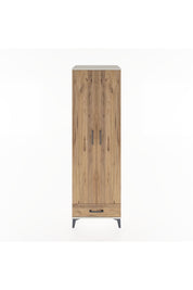 Hyperion Dolap 5 Raflı Tek Çekmeceli Tek Askılı 60x44x195 Aytaşı-Çam