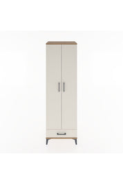 Hyperion Dolap 5 Raflı Tek Çekmeceli Tek Askılı 60x44x195 Çam-Aytaşı