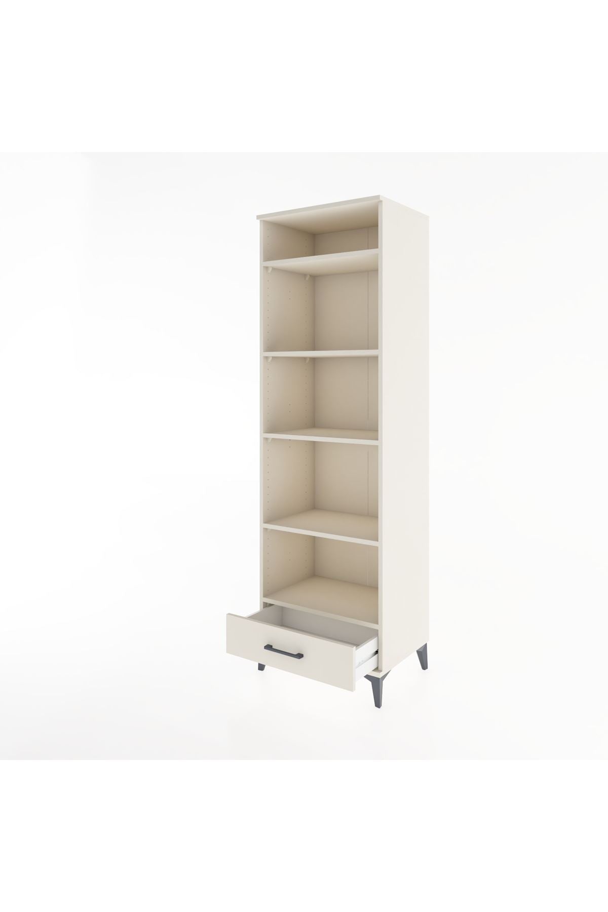 Hyperion Dolap 5 Raflı Tek Çekmeceli 60x44x195 Aytaşı-Aytaşı