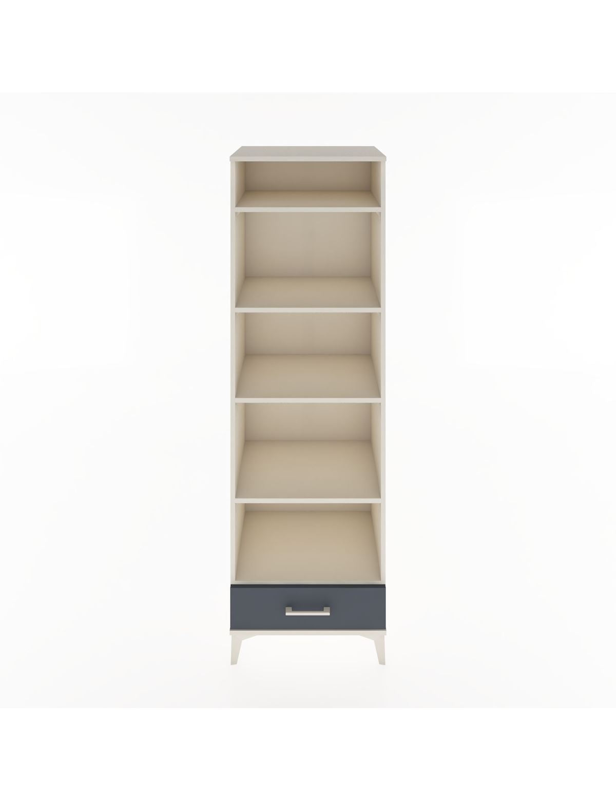 Hyperion Dolap 5 Raflı Tek Çekmeceli 60x44x195 Aytaşı-Antrasit