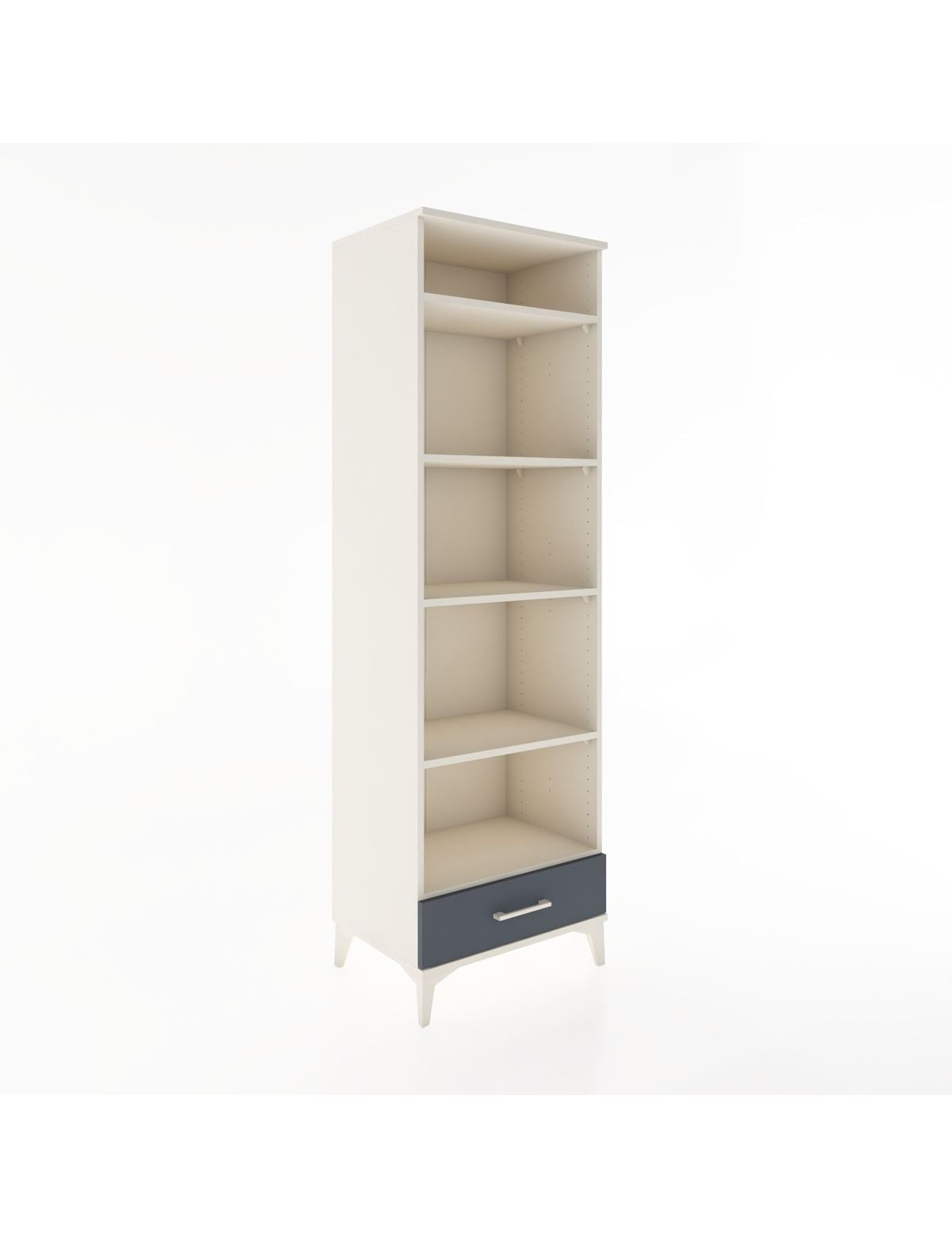 Hyperion Dolap 5 Raflı Tek Çekmeceli 60x44x195 Aytaşı-Antrasit