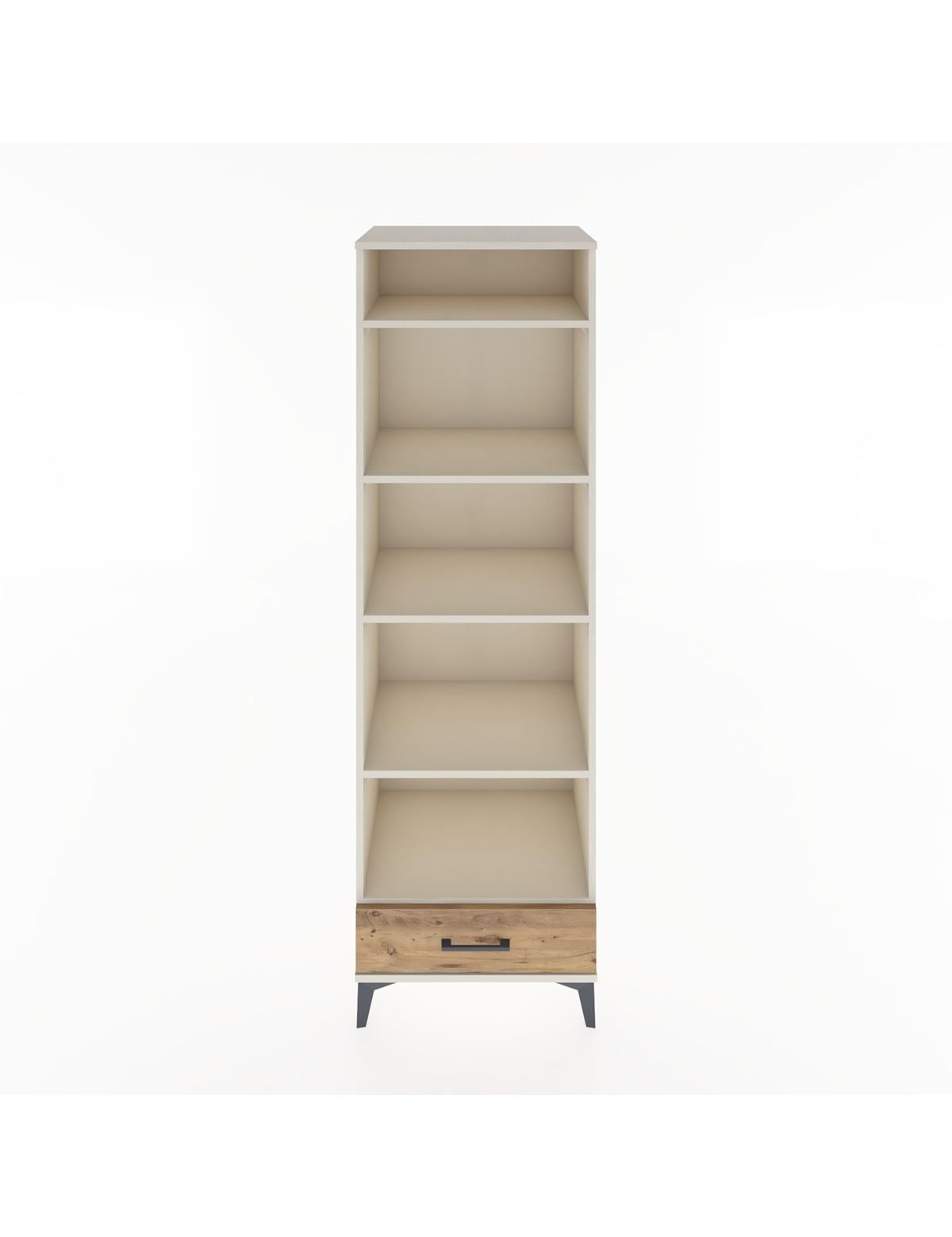 Hyperion Dolap 5 Raflı Tek Çekmeceli 60x44x195 Aytaşı-Çam