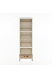 Hyperion Dolap 5 Raflı Tek Çekmeceli 60x44x195 Aytaşı-Çam